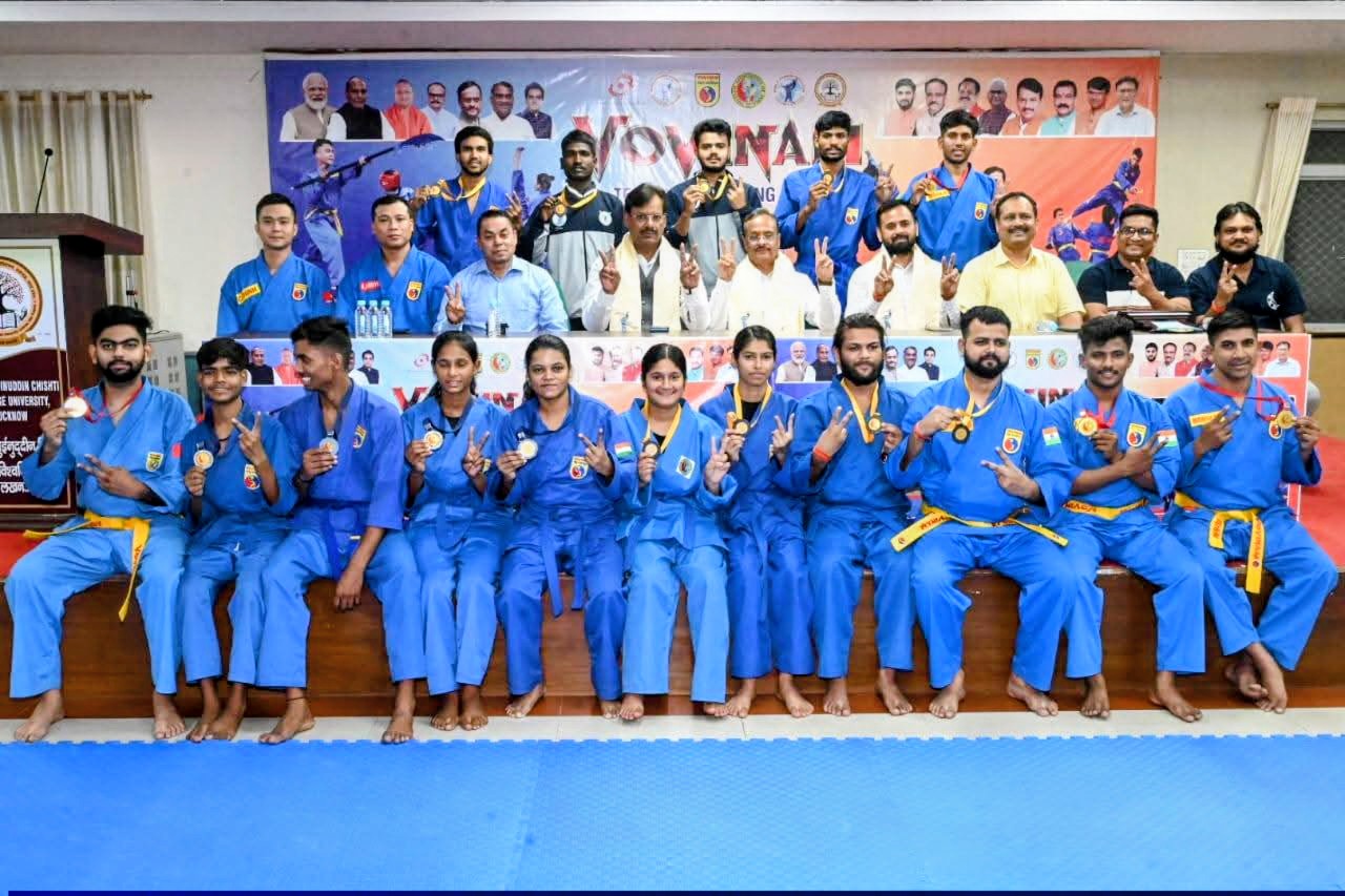 देश के दस राज्यों के खिलाड़ियों ने लखनऊ में दिखाया मार्शल आर्ट का अद्भुत कौशल