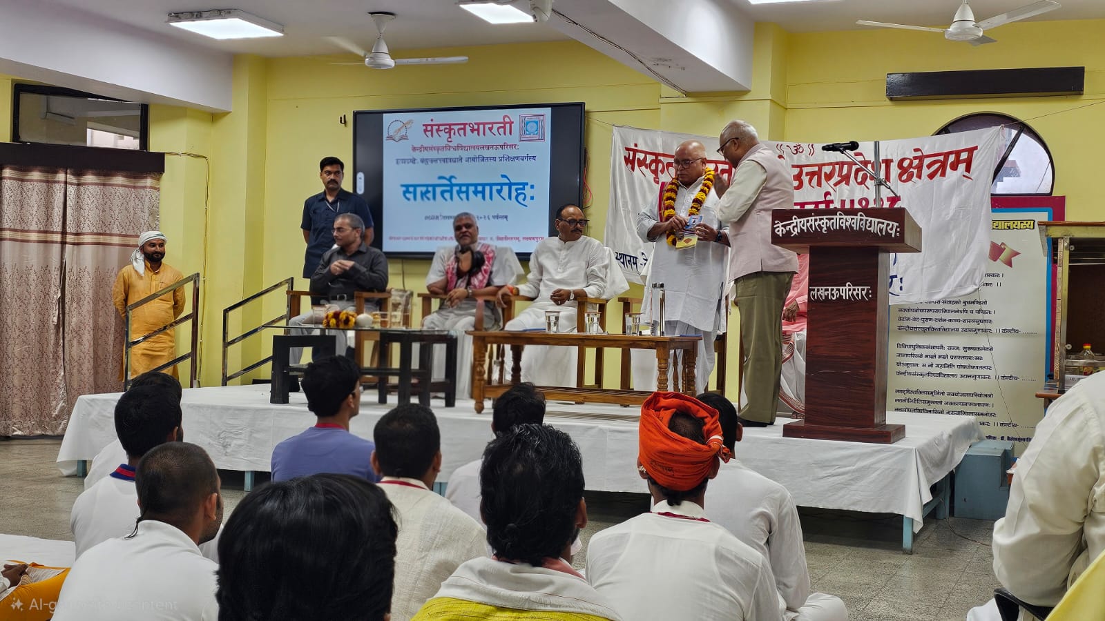 संस्कृतभारती के प्रशिक्षण वर्ग का भव्य दीक्षांत समारोह सम्पन्न
