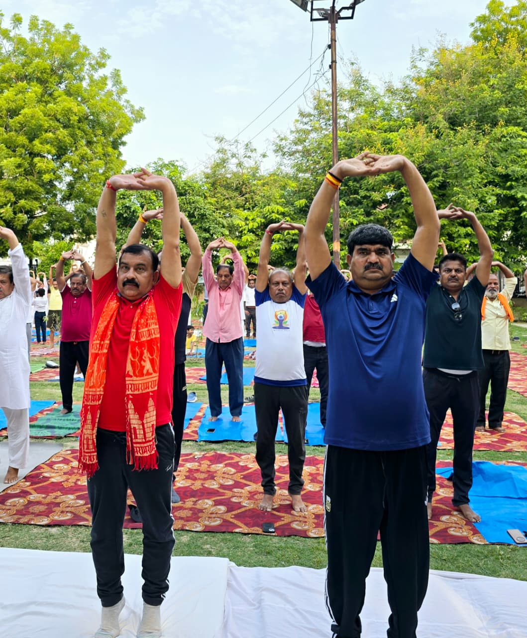 अंतर्राष्ट्रीय योग दिवस पर भाजपा लखनऊ महानगर के 25 मंडलों में हुआ भव्य सामूहिक योगाभ्यास