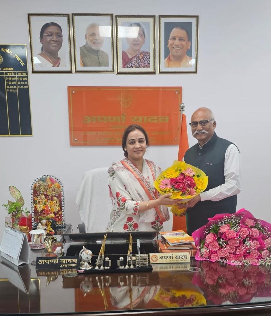 संस्कृत और राष्ट्रचेतना के संगम की नई पहल, महिला आयोग की उपाध्यक्ष से मिले जितेन्द्र प्रताप सिंह