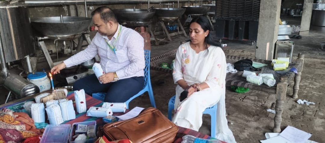 नवरात्रि-दशहरा से पहले खाद्य सुरक्षा विभाग की छापेमारी, 60 लीटर दूध और 90 किलो मिल्क क्रीम नष्ट