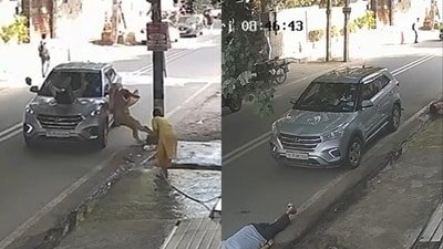 दिल्ली में सड़क पर बुजुर्ग दंपती को कार ने मारी टक्कर, दोनों गंभीर घायल; महिला चालक गिरफ्तार